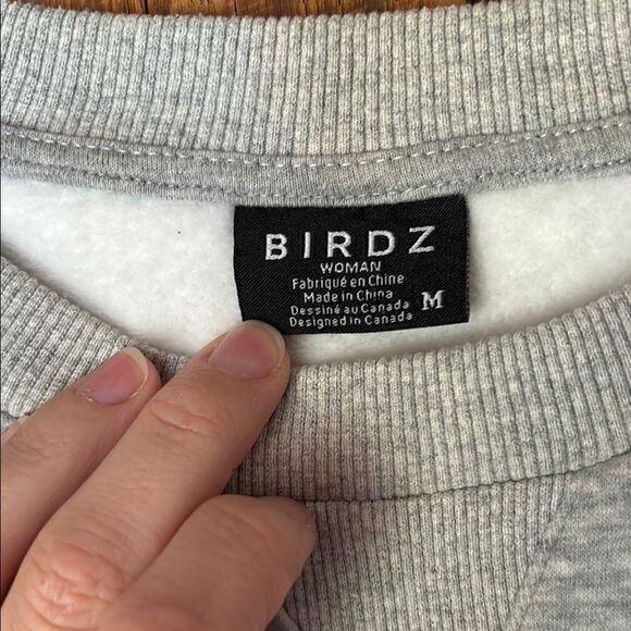 Birdz Gray Crew Neck Sweater Mom of Girlz - Picture 4 of 4
